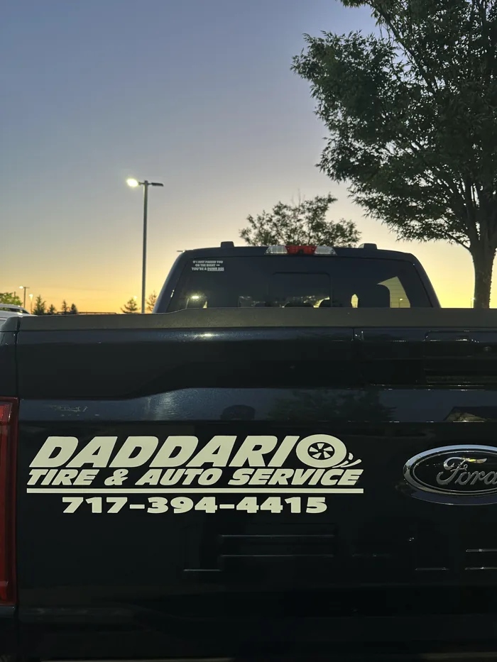 Daddario Tire & Auto Service truck decals
