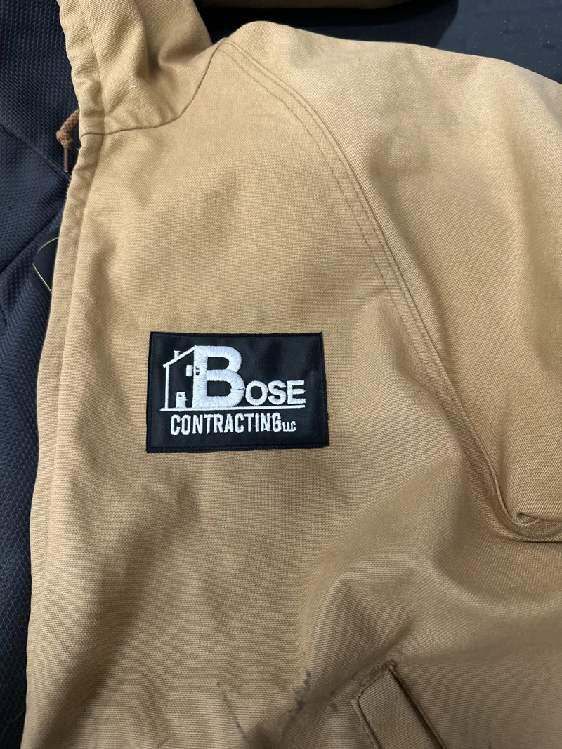 Bose Contracting embroidered patch