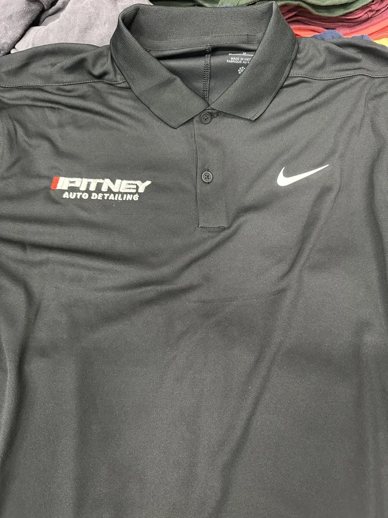 Pitney Auto Detailing embroidered polo