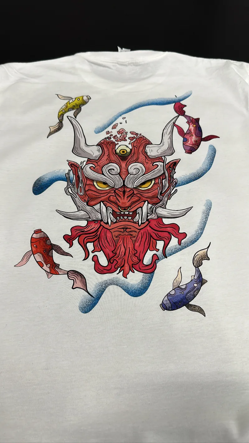 Illustrated tee design